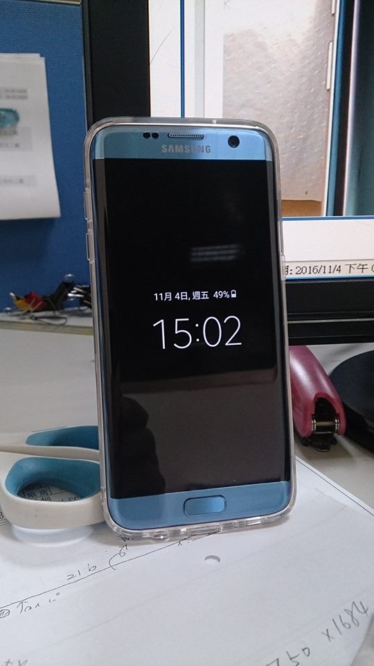 SAMSUNG S7 Edge 冰湖藍~