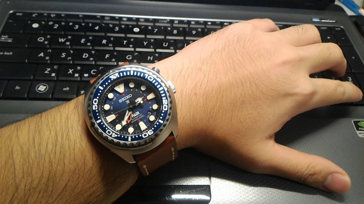 SEIKO  SUN065P1 冷凍鮪魚換皮錶帶心得