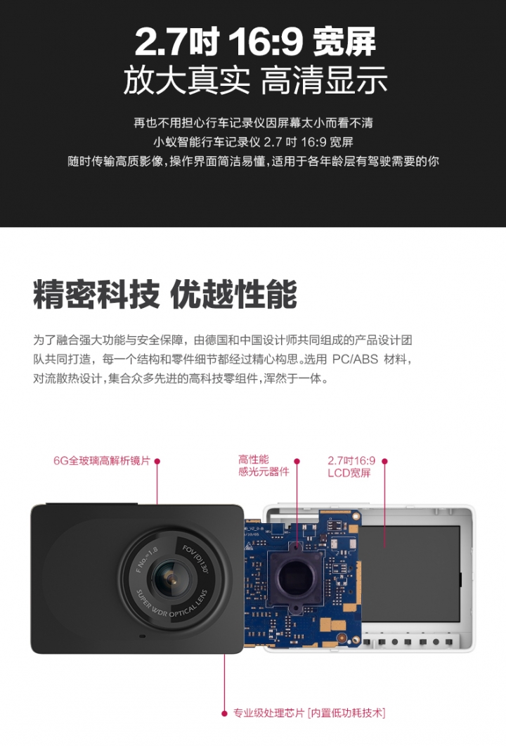 小蟻智能行車記錄器不到1000元