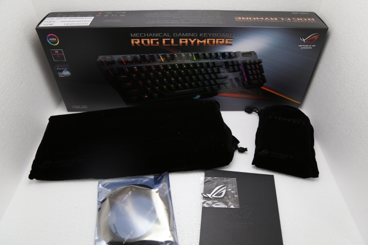 ROG Claymore RGB 機械鍵盤 真是有信仰才能開箱