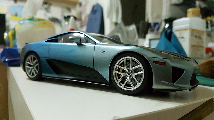 [Tamiya 1:24] 田宮 凌志 LFA  Lexus LFA  製作過程