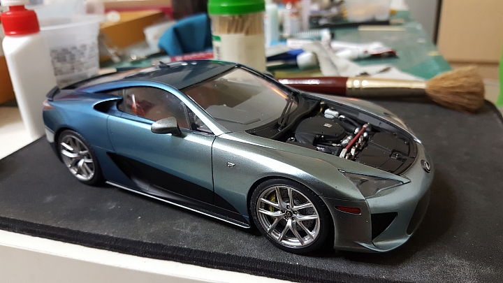 [Tamiya 1:24] 田宮 凌志 LFA  Lexus LFA  製作過程