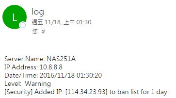 最近都被某 IP 嘗試登入