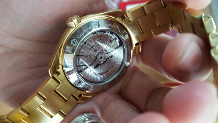 Omega seamaster 18k 可以幫忙鑑定一下錶嗎