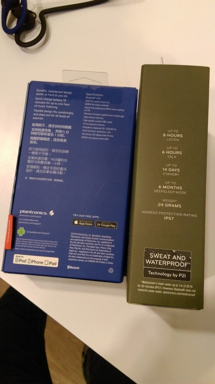 BACKBEAT FIT NEW 鋼鐵綠 新登場  開箱~