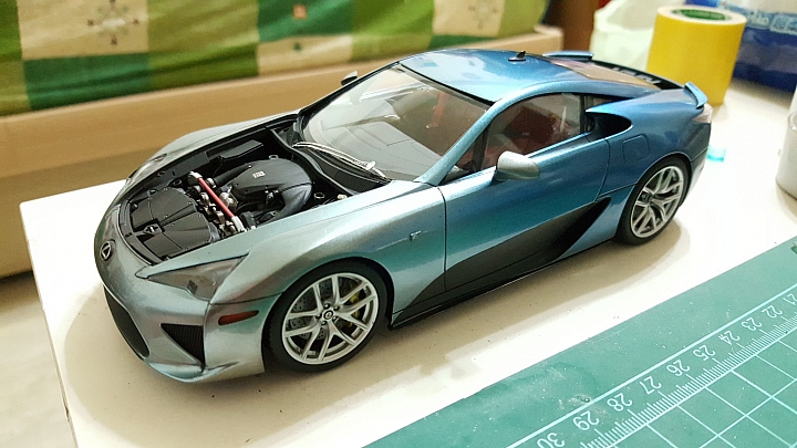 [Tamiya 1:24] 田宮 凌志 LFA  Lexus LFA  製作過程