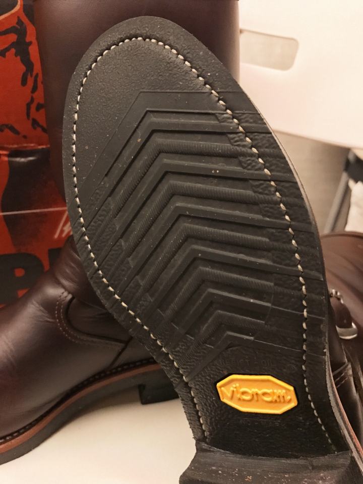 [開箱] Chippewa Cordovan Engineer Plain Toe