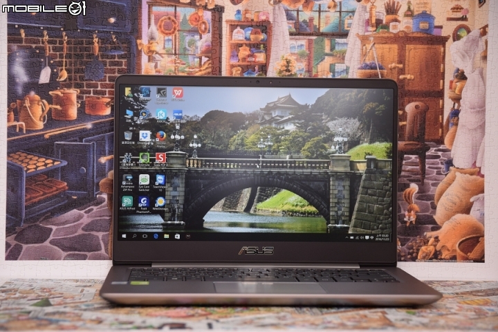 全金屬窄邊框輕薄筆電ASUS ZenBook UX410UQ