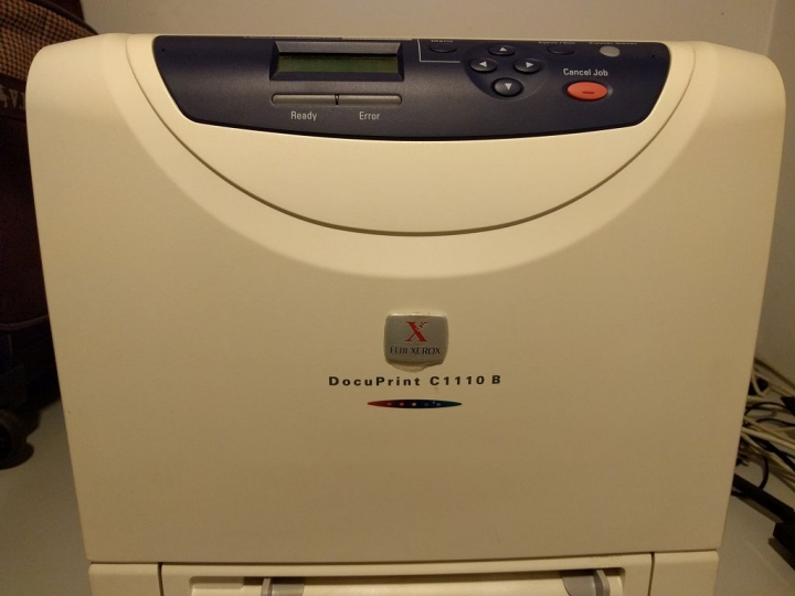 Fuji Xerox DocuPrint C1110B 列印整頁變黃色