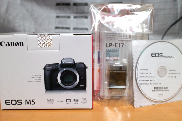 [開箱文] eos M5簡單開箱