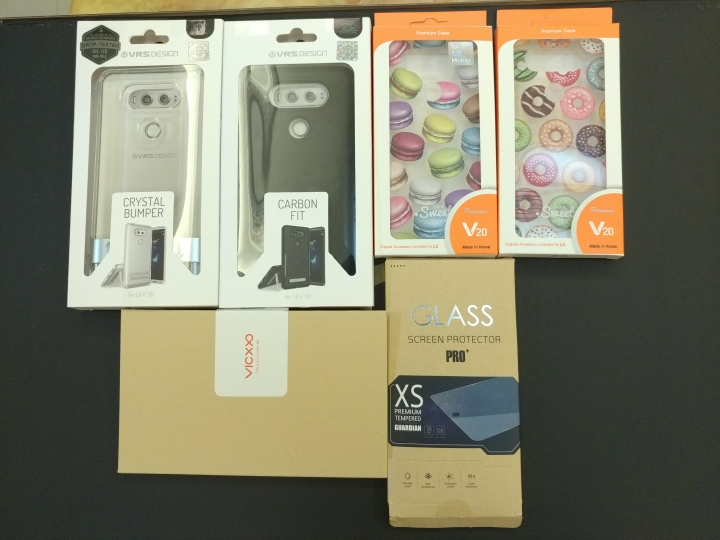 新機入手 LG V20 + 配件大全 (VRS、VOIA、VICXXO、GLASS PRO+ 、AUKEY、)