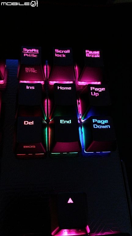 信仰開箱 ROG Claymore RGB 可分離組合機械鍵盤