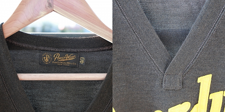 [復古毛衣] Freewheelers "POWER-LUBE MOTOR OIL" V NECK JERSEY