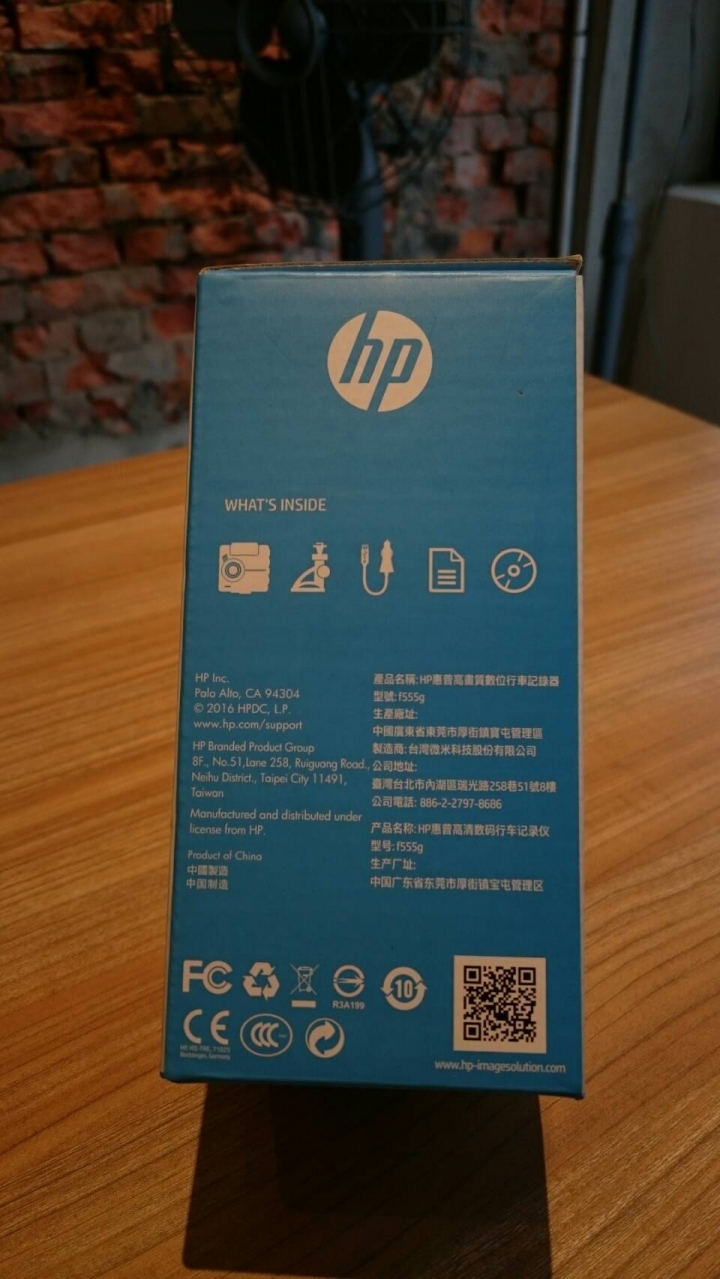 分享HP f555g GPS 廣角高畫質行車記錄器