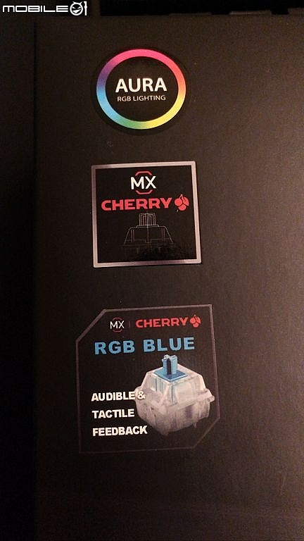 信仰開箱 ROG Claymore RGB 可分離組合機械鍵盤