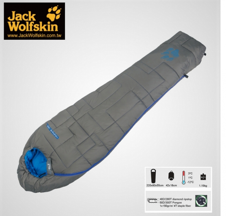 睡袋請益 - Jack Wolfskin Micropak 1200 (化纖) 更新使用心得