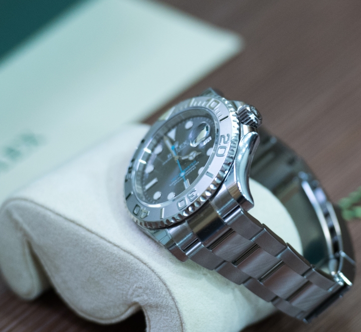 116622(灰面藍針)   很美 很幸運