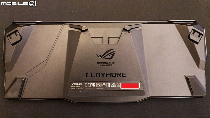 信仰開箱 ROG Claymore RGB 可分離組合機械鍵盤