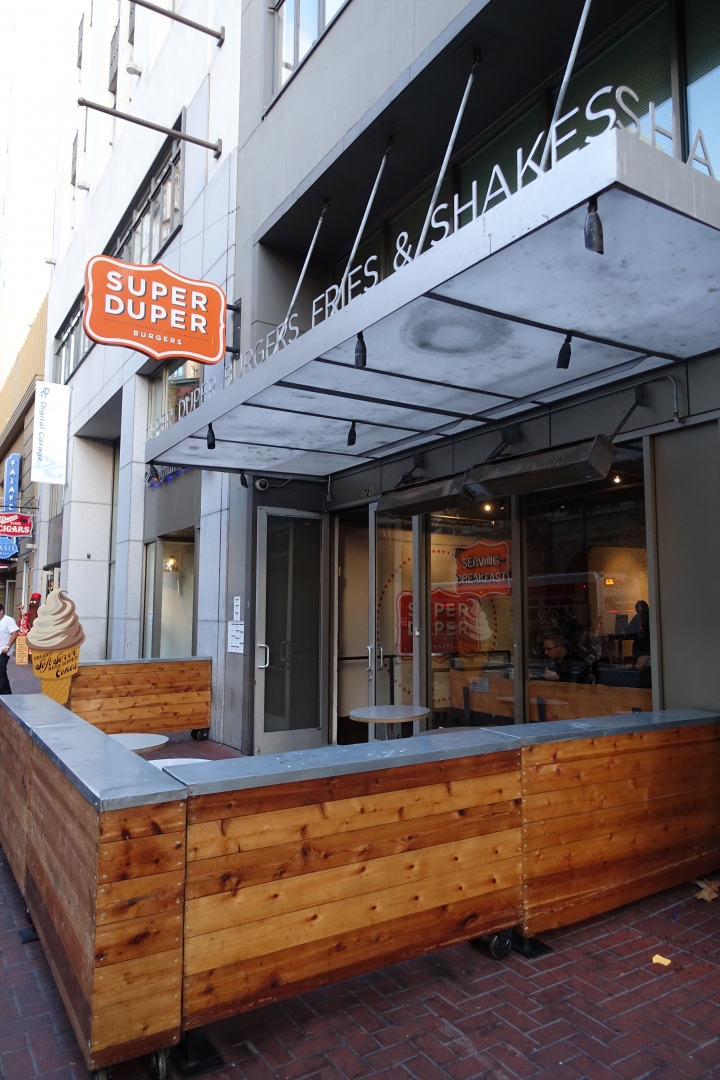 (胖樺遊記)舊金山San Francisco自由行DAY1景點交通美食攻略/Super Duper漢堡/Blue bottle藍瓶子咖啡/Crab House海鮮/Pier漁人碼頭/MUNI/BART/美西11日遊