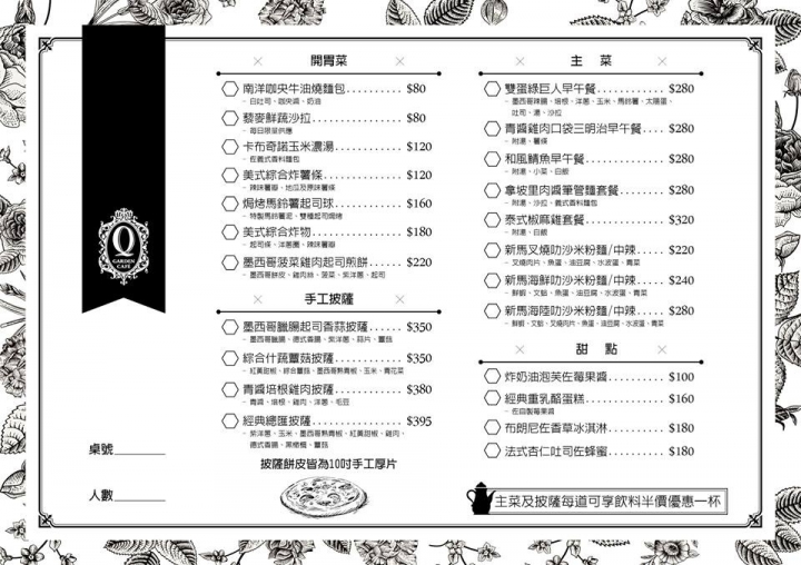 (食)田尾 Q garden 華麗家飾x園藝x早午餐咖啡