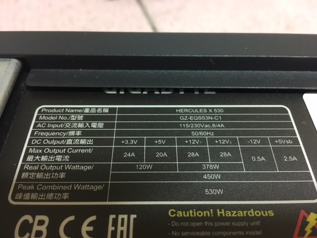 想換顯卡RX480電源供應器選擇..請大德幫幫