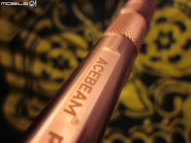 ACEBEAM  PT10  2aaa 銅製玫瑰金筆筒