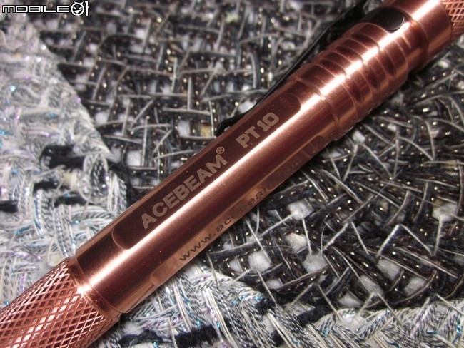ACEBEAM  PT10  2aaa 銅製玫瑰金筆筒