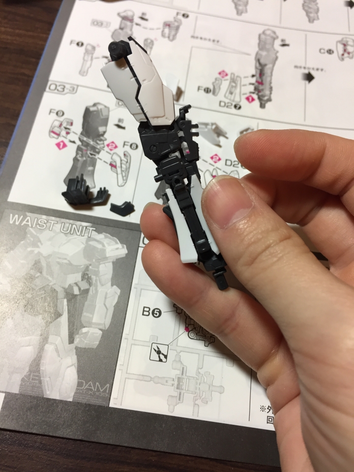 RG 144 AILE STRIKE GUNDAM 新手組裝但有點GG