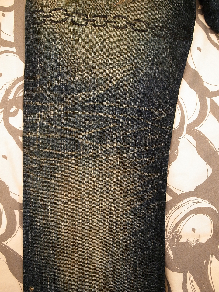 遲來的Jeansda芬里爾修身版縛狼鎖古董褲開箱