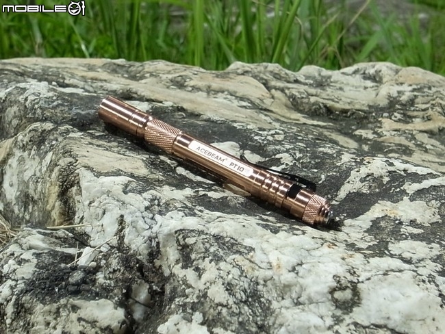 ACEBEAM  PT10  2aaa 銅製玫瑰金筆筒