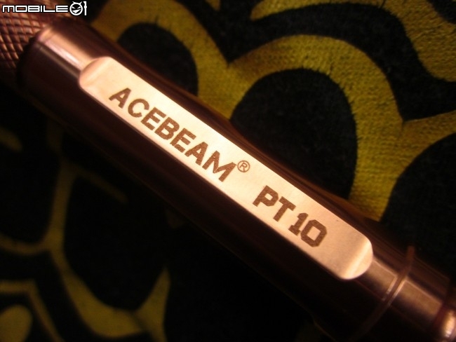 ACEBEAM  PT10  2aaa 銅製玫瑰金筆筒