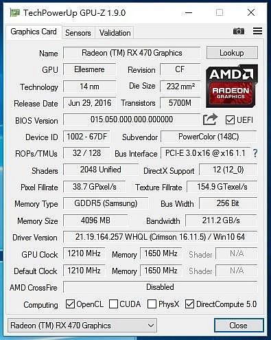 平價 RX470 比拚，撼訊紅龍版 RX470 4GB 對決微星鎧甲虎 RX470 Armor 4GB