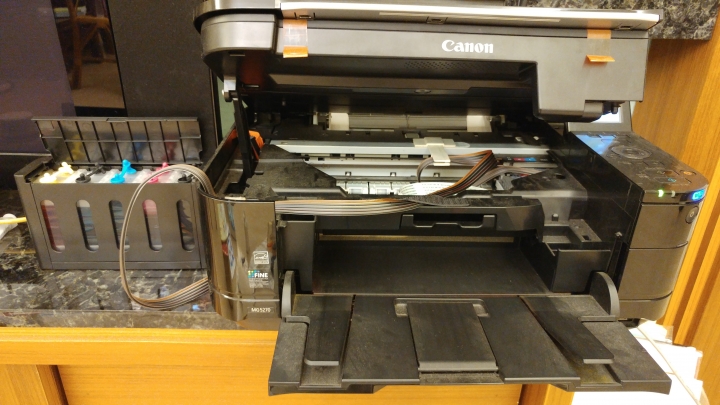 CANON MG5270連續供墨系統開箱與安裝