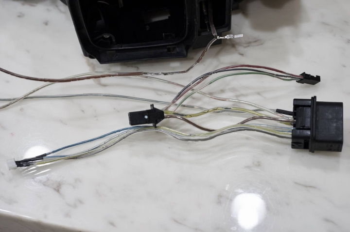 2005 AUDI A3 8P 2.0T 大燈脆化包透明熱縮套管 DIY