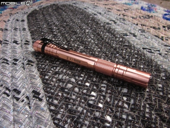 ACEBEAM  PT10  2aaa 銅製玫瑰金筆筒