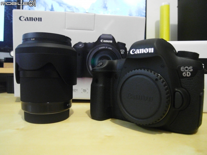 [開箱] Canon EOS 6D + Sigma 35mm F1.4 DG 極簡單開箱