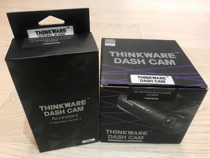 （微開箱）Thinkware F770 前、後雙鏡頭行車紀錄器