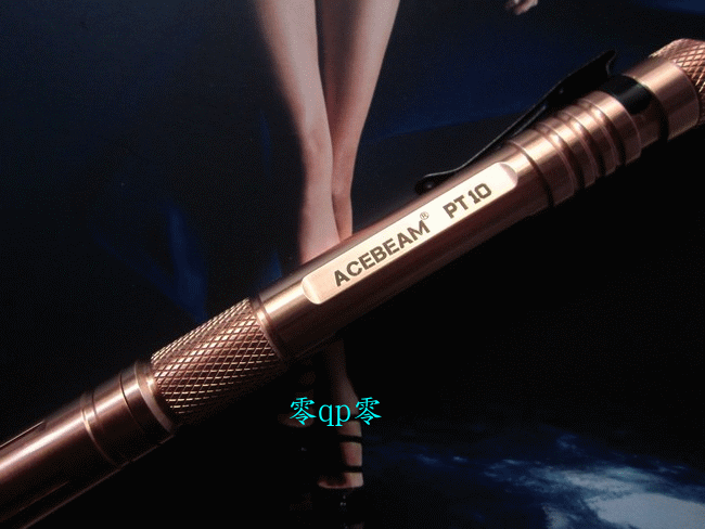 ACEBEAM  PT10  2aaa 銅製玫瑰金筆筒