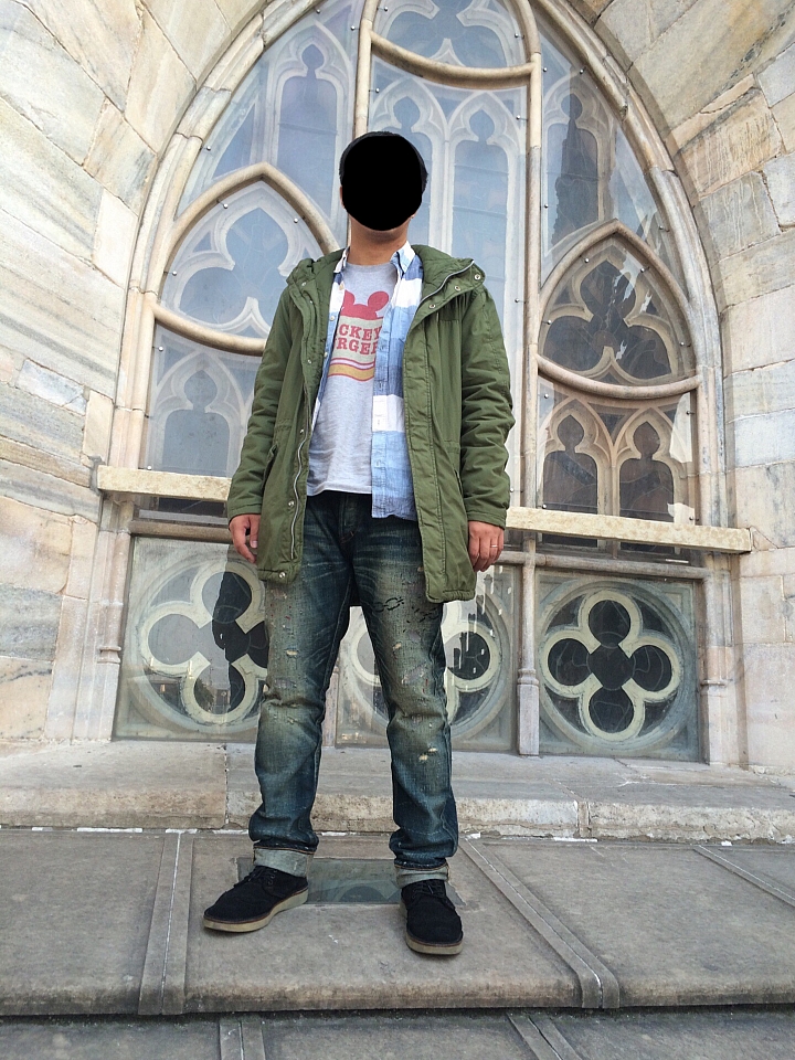遲來的Jeansda芬里爾修身版縛狼鎖古董褲開箱