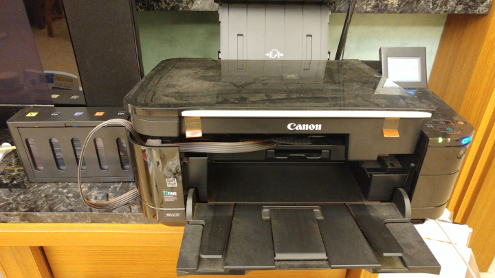 CANON MG5270連續供墨系統開箱與安裝