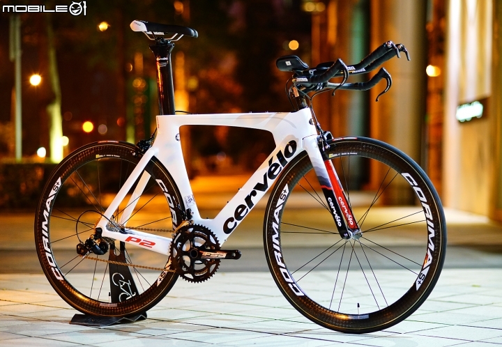 Cervélo p2 + CORIMA碳纖維板輪