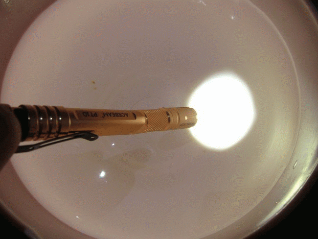 ACEBEAM  PT10  2aaa 銅製玫瑰金筆筒