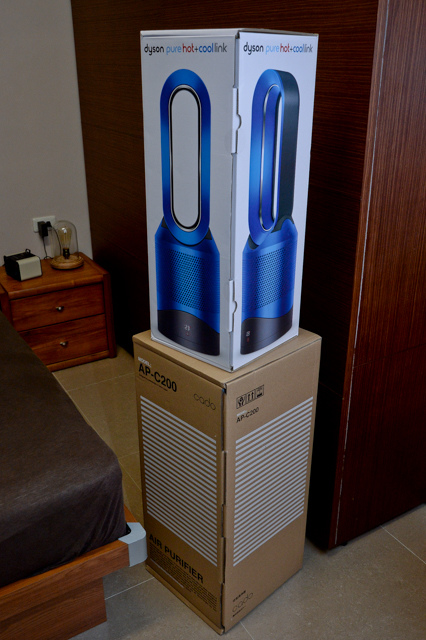 [亂開箱] Cado AP-C200 + Dyson HP02 空氣清淨機