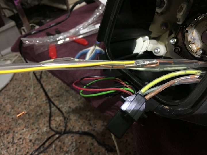 2005 AUDI A3 8P 2.0T 大燈脆化包透明熱縮套管 DIY