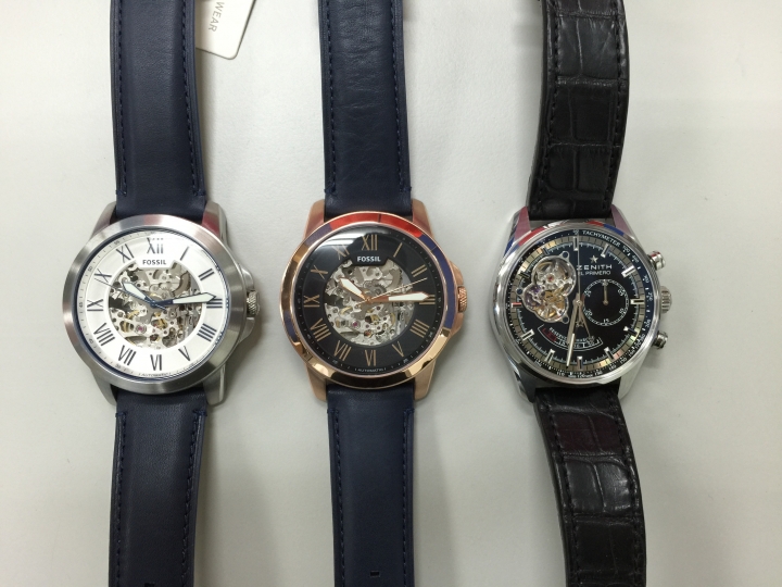 [開箱 ]FOSSIL鏤空機械錶詳細介紹（銀白ME3111＆玫瑰金黑ME3102）（圖多）