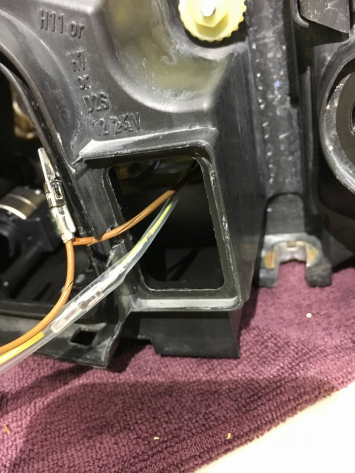 2005 AUDI A3 8P 2.0T 大燈脆化包透明熱縮套管 DIY