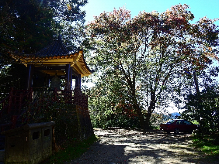Nikon P900の阿里山慈雲寺的楓葉與銀杏