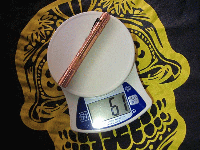 ACEBEAM  PT10  2aaa 銅製玫瑰金筆筒