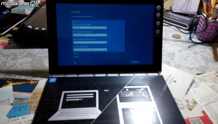 Lenovo YOGA BOOK for Windows10 到手