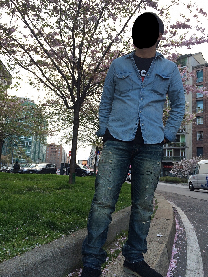 遲來的Jeansda芬里爾修身版縛狼鎖古董褲開箱